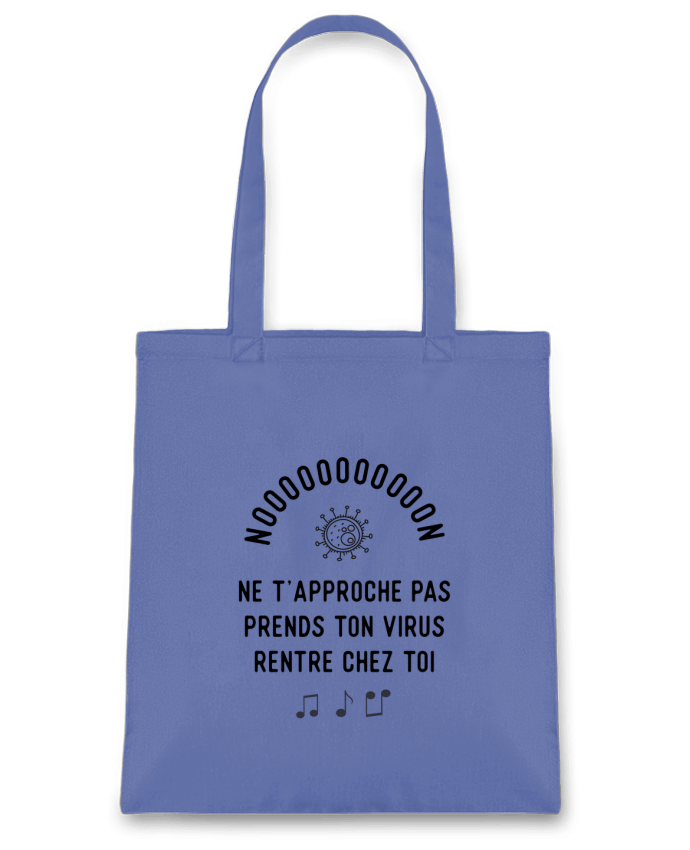 Tote Bag cotton Prends ton virus rentre chez toi humour corona virus by Original t-shirt