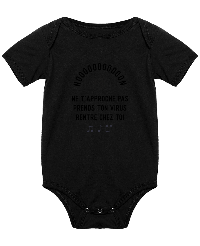 Body Bebé Prends ton virus rentre chez toi humour corona virus por Original t-shirt