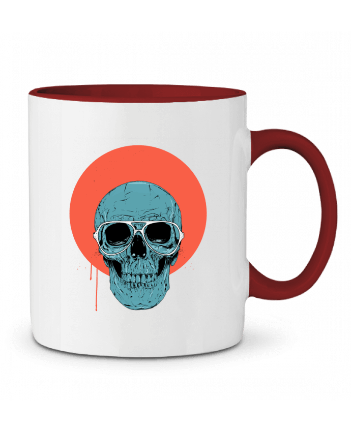 Mug bicolore Blue skull Balàzs Solti