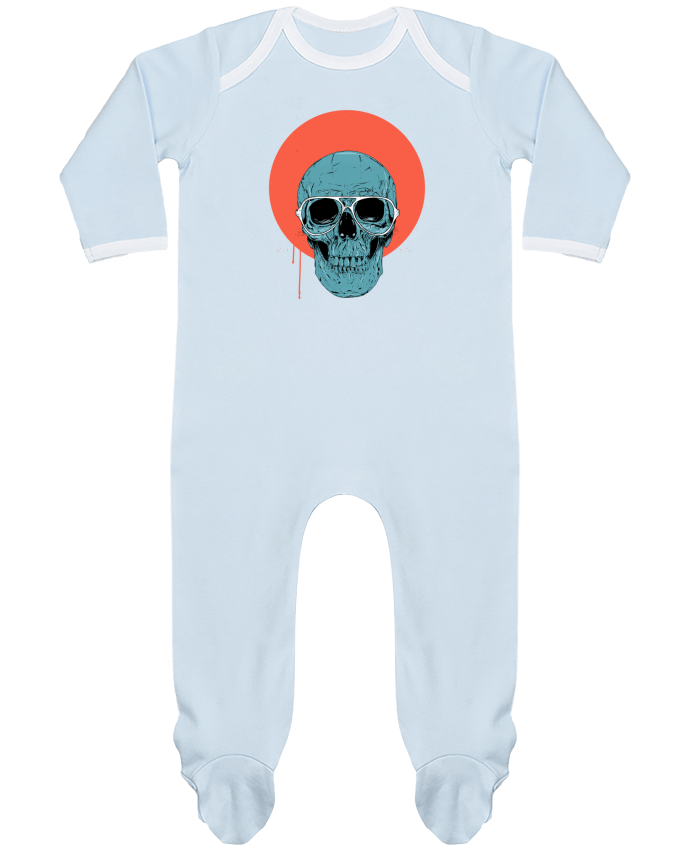 Body Pyjama Bébé Blue skull par Balàzs Solti