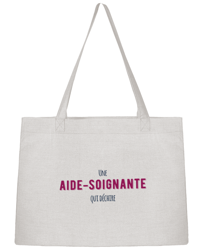 Shopping tote bag Stanley Stella Une aide soignante qui déchire by tunetoo