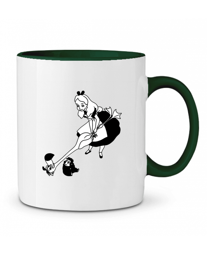 Taza Cerámica Bicolor Alice tattooanshort