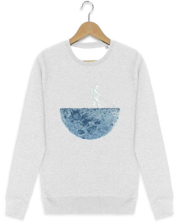 Sweat-shirt Stanley stella modèle seeks Moon por Enkel Dika