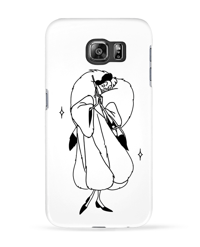 Case 3D Samsung Galaxy S6 Cruella - tattooanshort