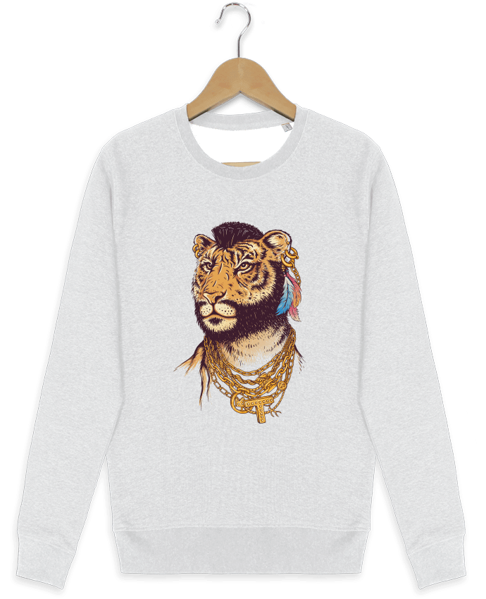 Sweat-shirt Stanley stella modèle seeks Mr tiger par Enkel Dika