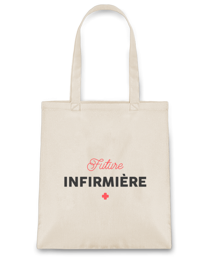 Tote Bag cotton Future infirmière by tunetoo