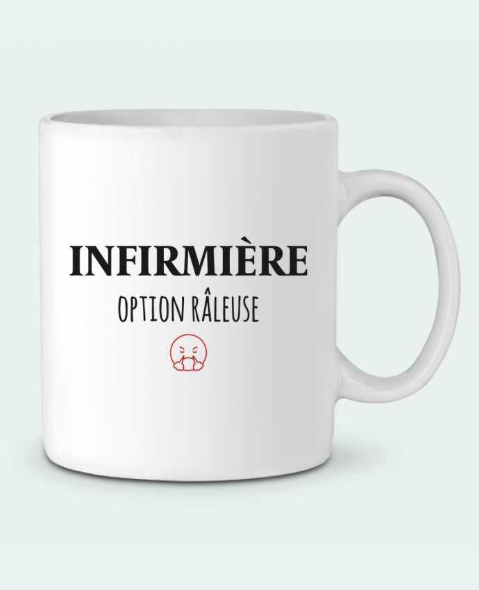 Ceramic Mug Infirmière option râleuse by tunetoo