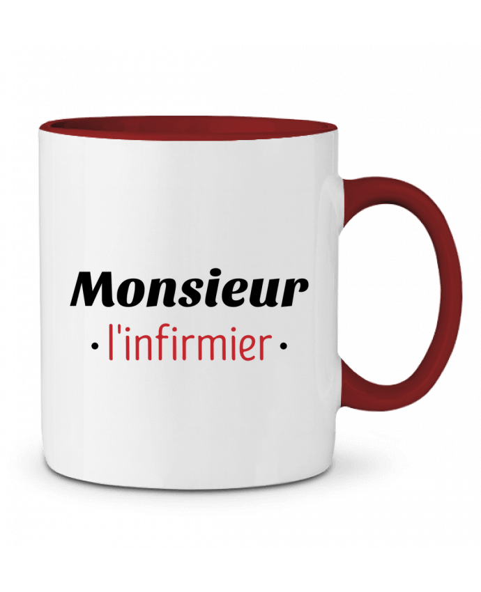 Mug bicolore Monsieur l'infirmier tunetoo