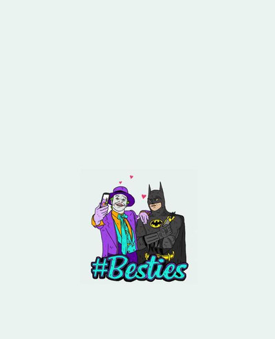 Tote-bag #Besties Batman par Nick cocozza