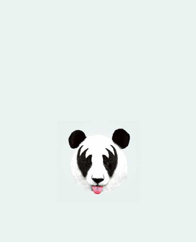 Tote-bag Kiss of a panda par robertfarkas
