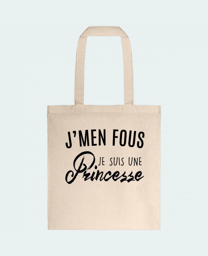 Tote-bag J'men fous je suis une princesse par LPMDL