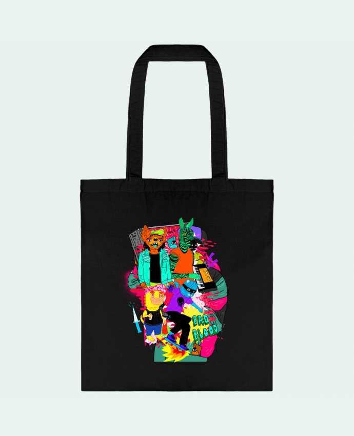 Tote Bag cotton Bad blood by Nick cocozza