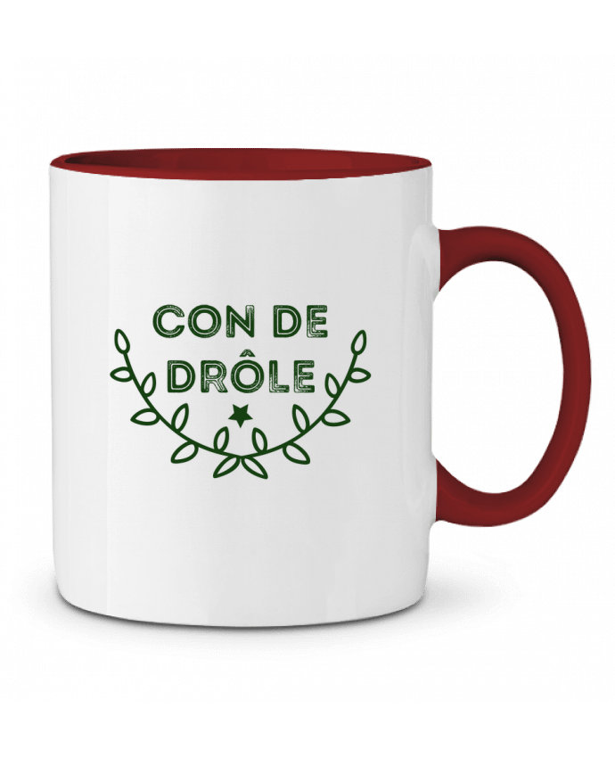 Mug bicolore Con de drôle tunetoo
