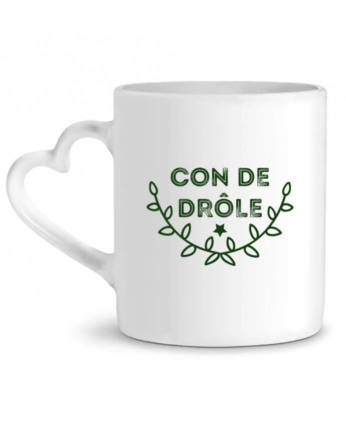 Taza Corazón Con de drôle por tunetoo