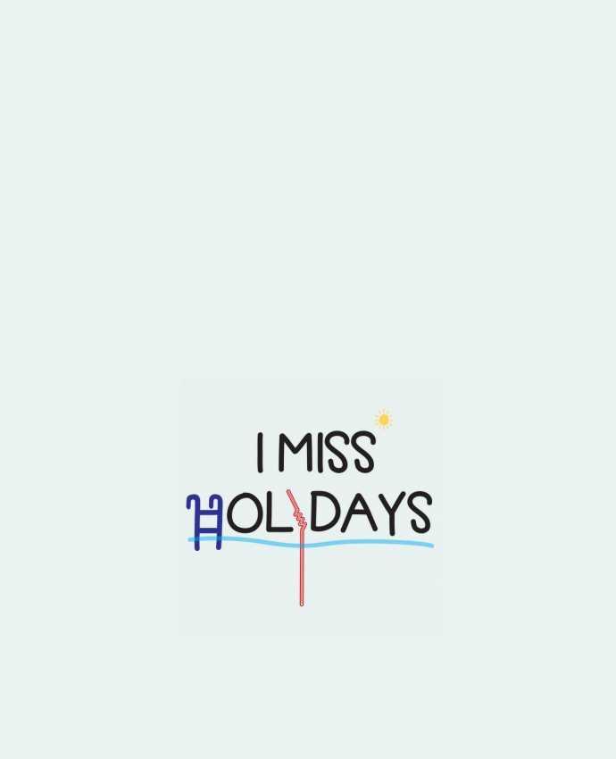 Tote Bag cotton I miss holidays by tunetoo