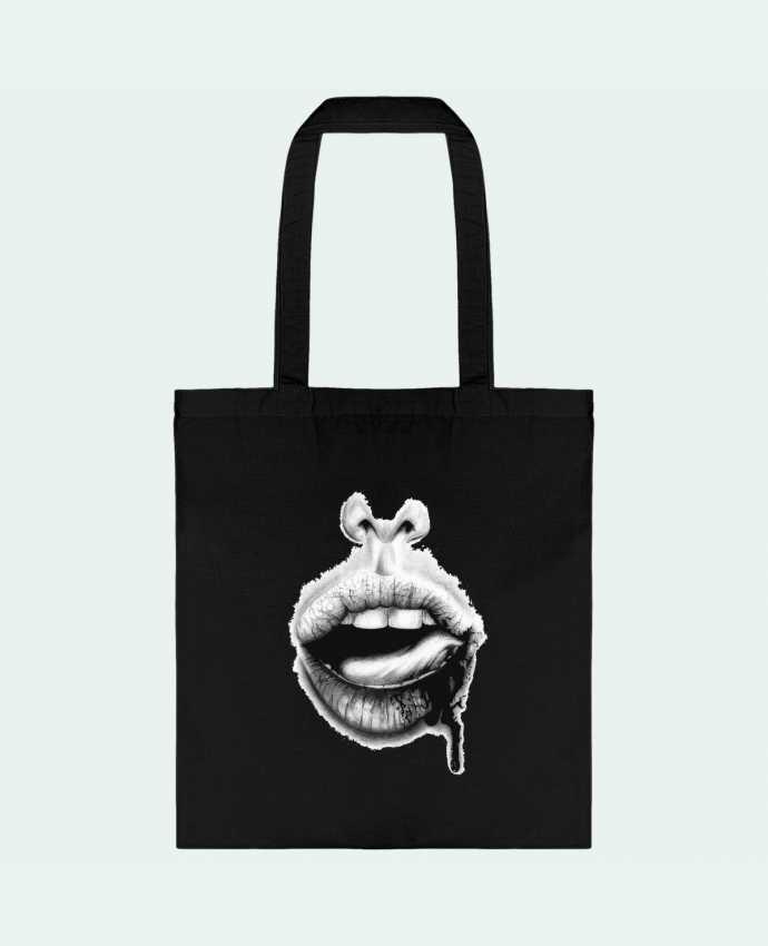 Tote Bag cotton BAISER VIOLENT by teeshirt-design.com