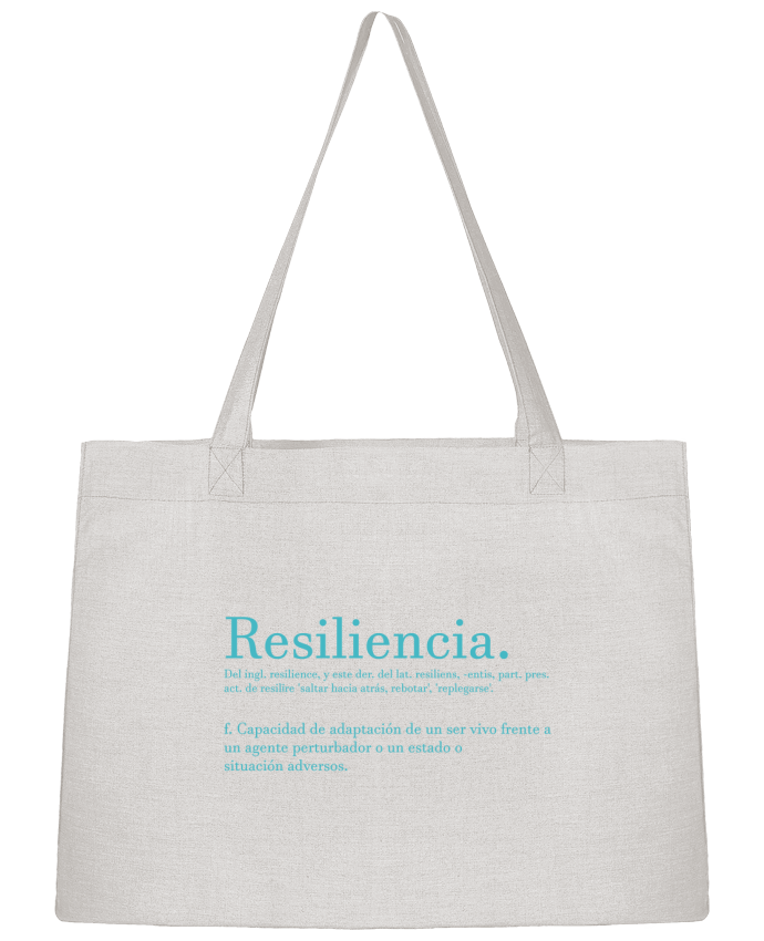 Shopping tote bag Stanley Stella Resiliencia by Cristina Martínez