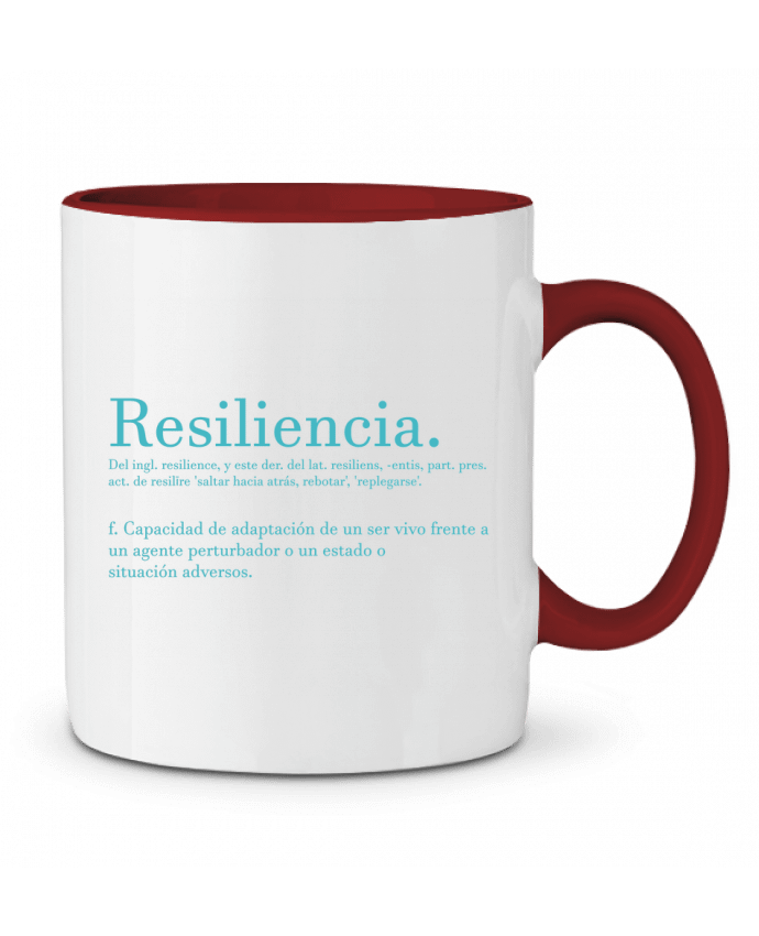 Mug bicolore Resiliencia Cristina Martínez