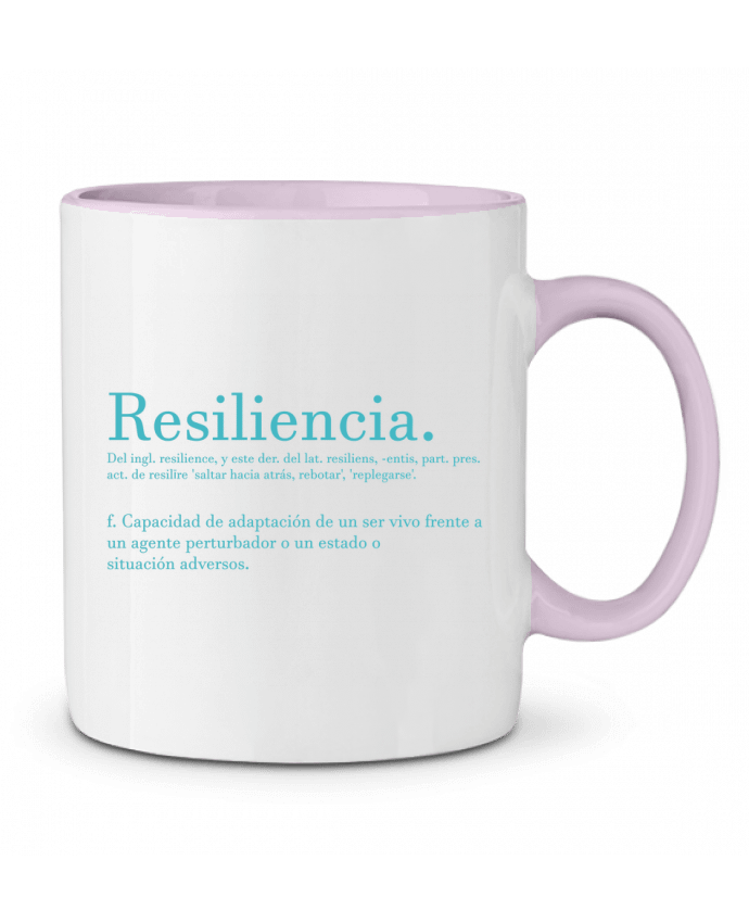 Mug bicolore Resiliencia Cristina Martínez