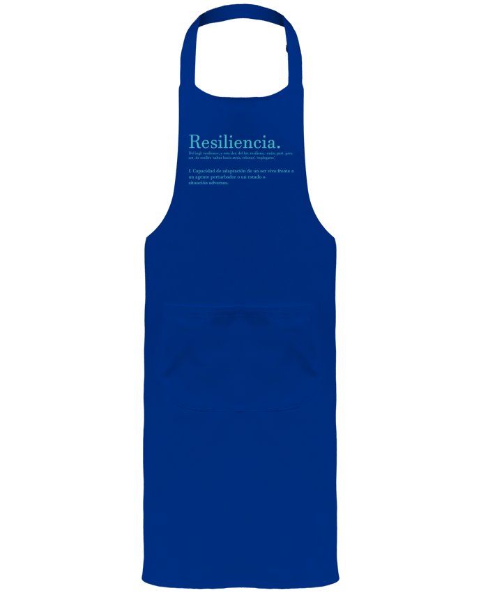 Garden or Sommelier Apron with Pocket Resiliencia by Cristina Martínez