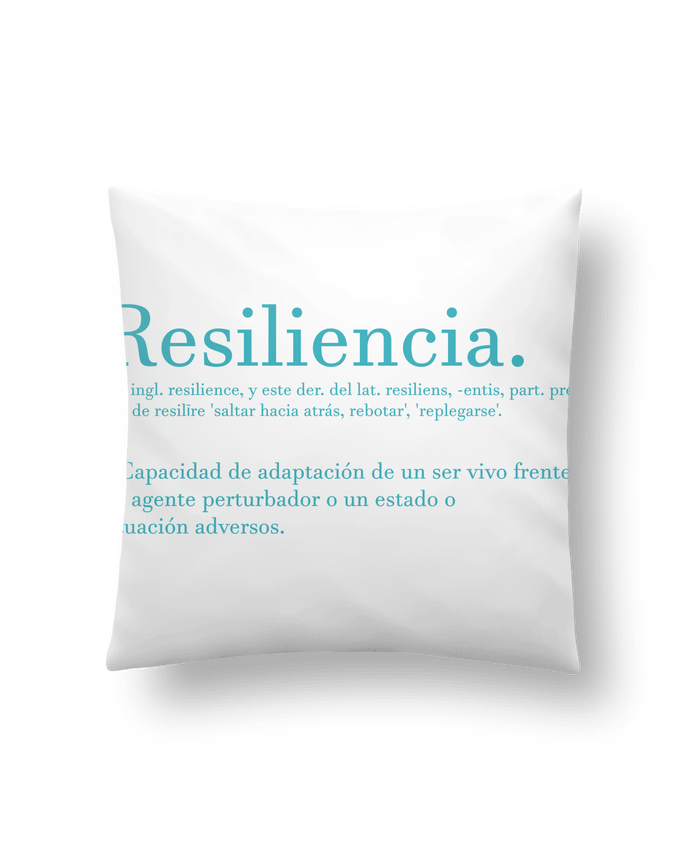 Cojín Sintético Suave 45 x 45 cm Resiliencia por Cristina Martínez