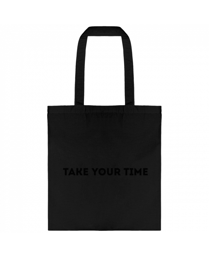 Tote Bag cotton Take your time by tunetoo