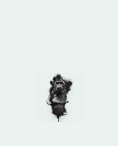 Tote-bag Gorille par WZKdesign