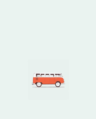 Tote-bag Red Van par Florent Bodart