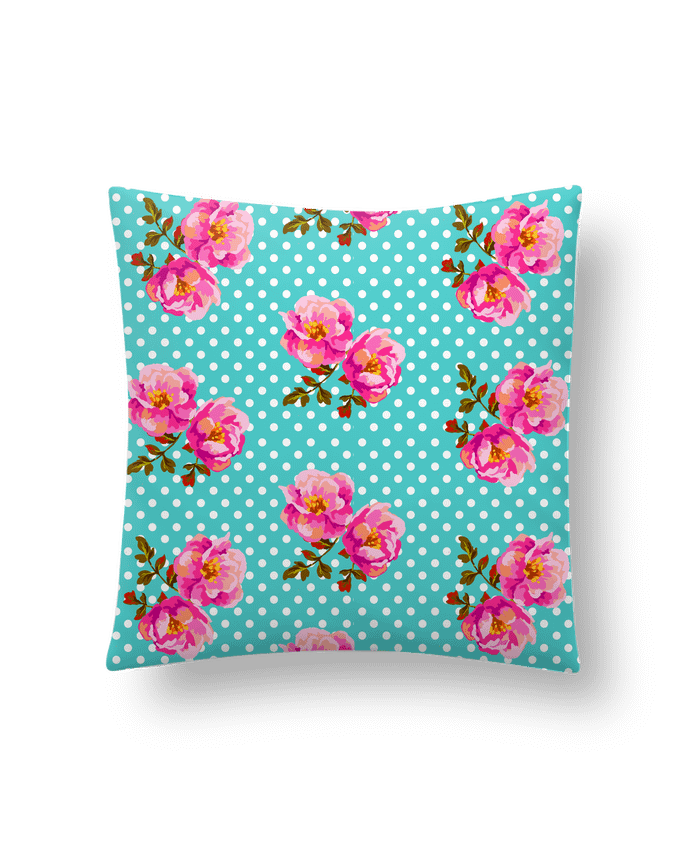 Cushion synthetic soft 45 x 45 cm Vintage floral by Les Caprices de Filles