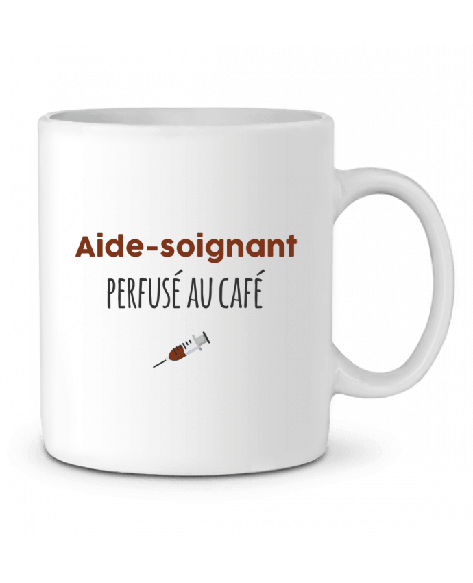 Ceramic Mug Aide-soignant perfusé au café by tunetoo