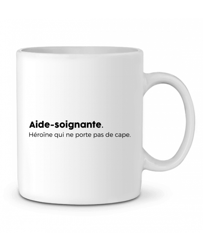 Ceramic Mug Aide-soignante définition by tunetoo