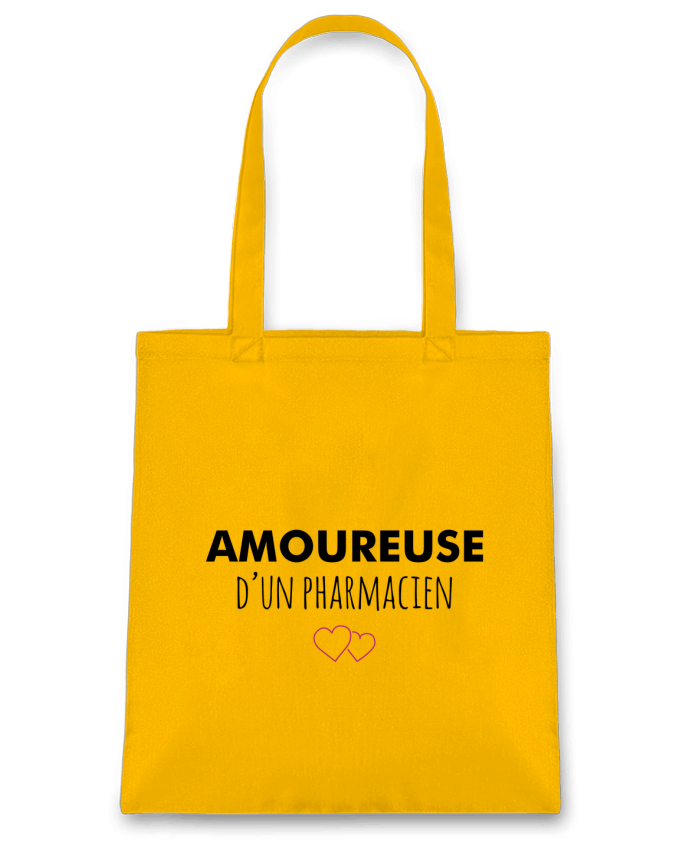 Tote Bag cotton Amoureuse d'un pharmacien by tunetoo