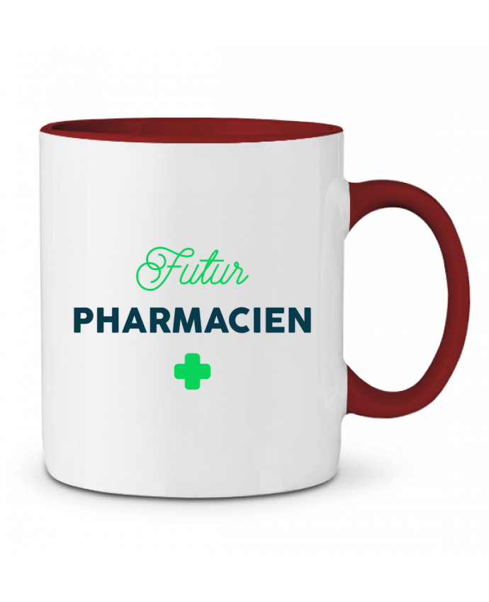 Mug bicolore Futur pharmacien tunetoo