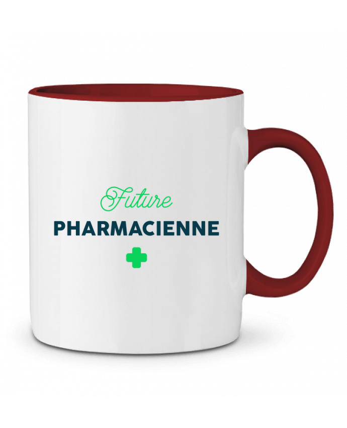 Mug bicolore Future pharmacienne tunetoo