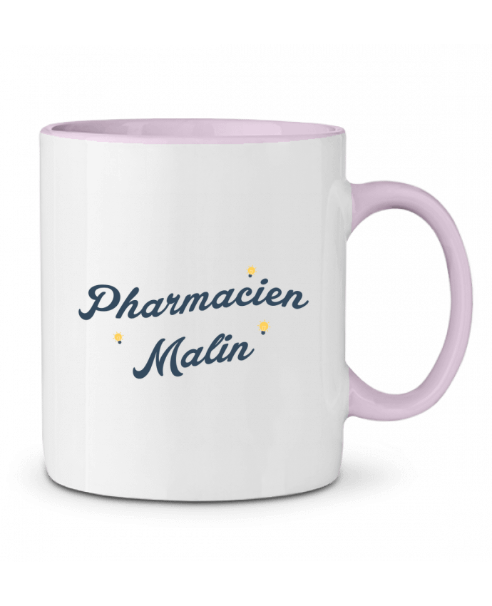 Two-tone Ceramic Mug Pharmacien malin tunetoo
