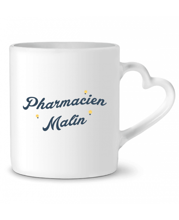 Mug Heart Pharmacien malin by tunetoo