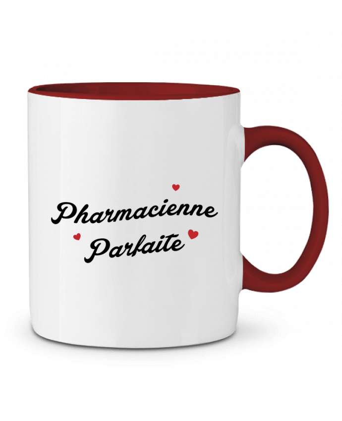 Mug bicolore Pharmacienne parfaite tunetoo