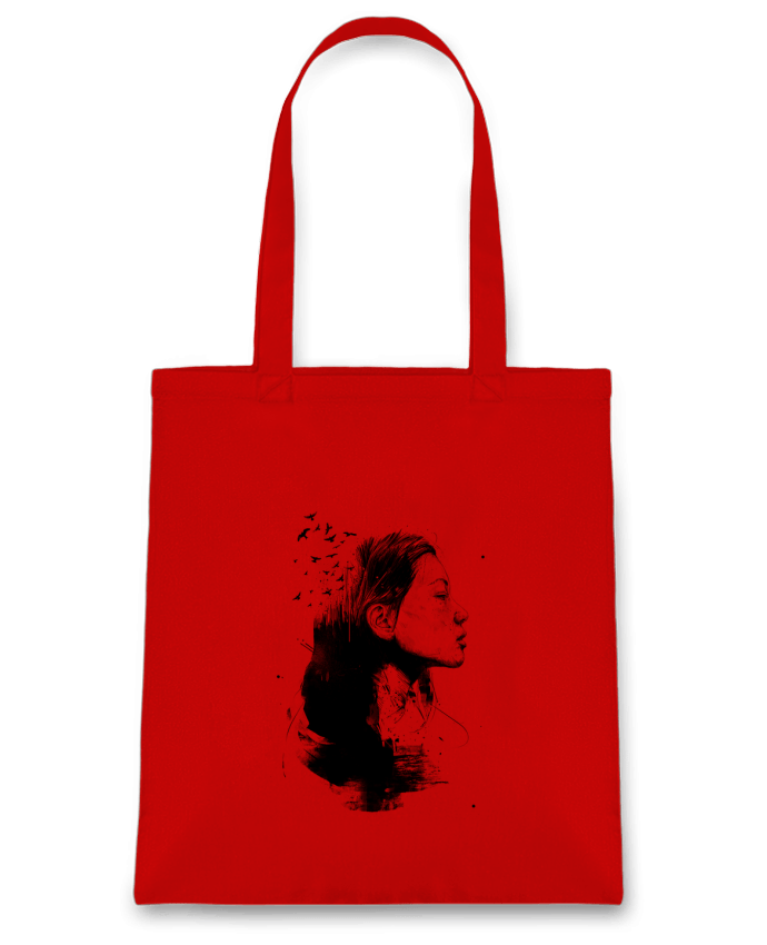 Tote Bag cotton Open your mind (bw) by Balàzs Solti