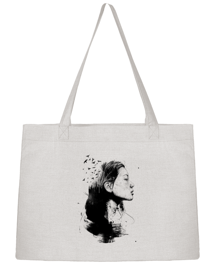 Shopping tote bag Stanley Stella Open your mind (bw) by Balàzs Solti