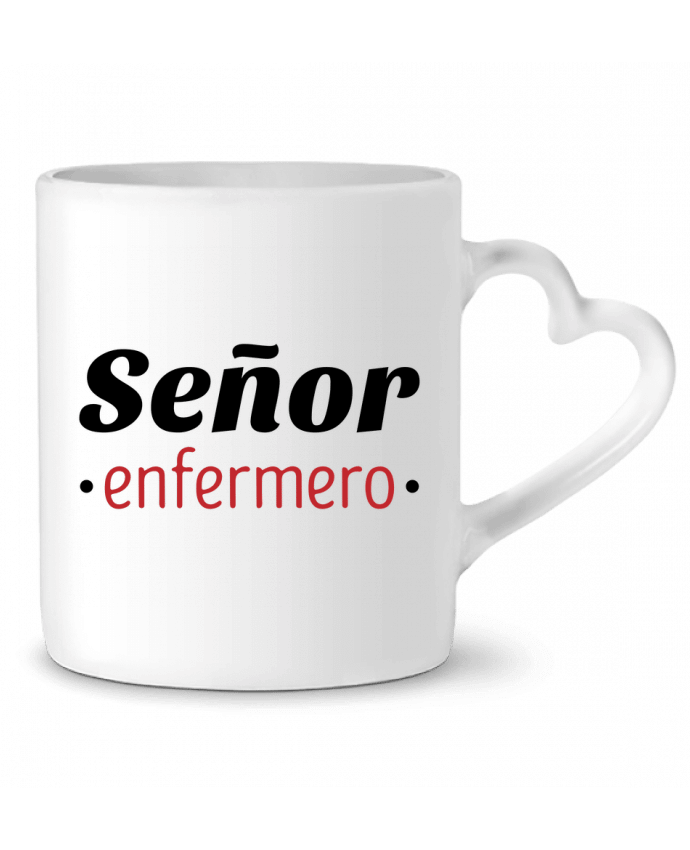 Mug Heart Senor enfermero by tunetoo