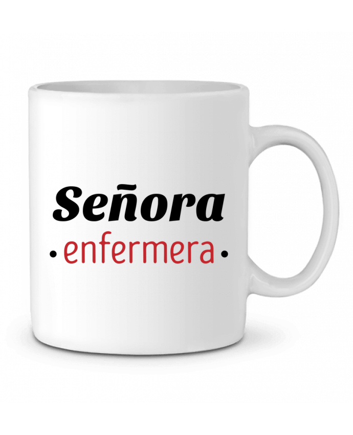 Ceramic Mug Senora enfermera by tunetoo