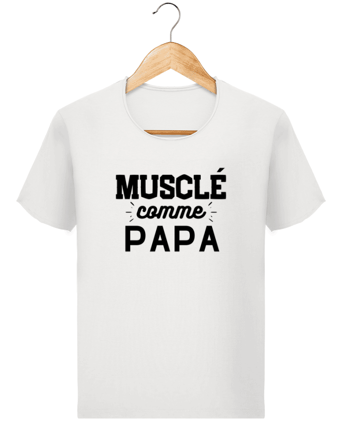  T-shirt Homme vintage Musclé comme papa par T-shirt France