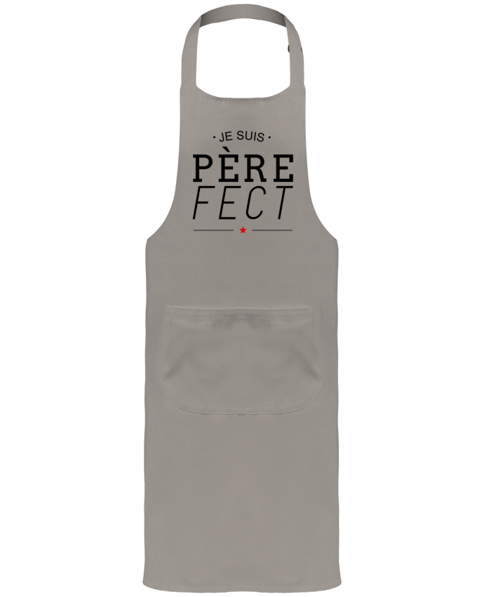 Tablier avec poches Je suis père fect par La boutique de Laura