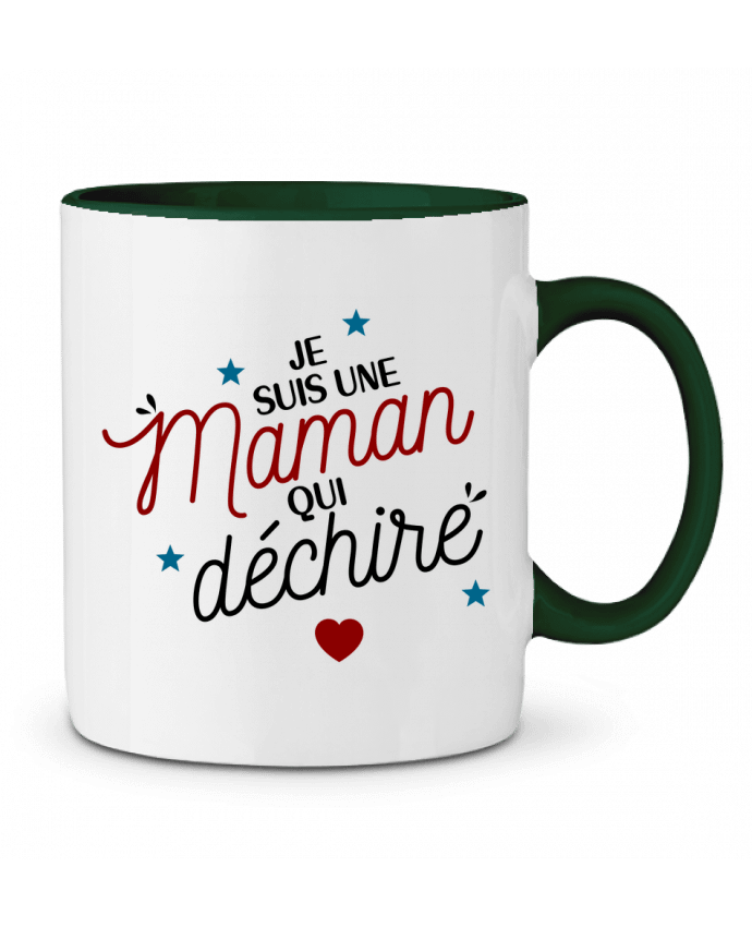 Mug bicolore Maman qui déchire La boutique de Laura