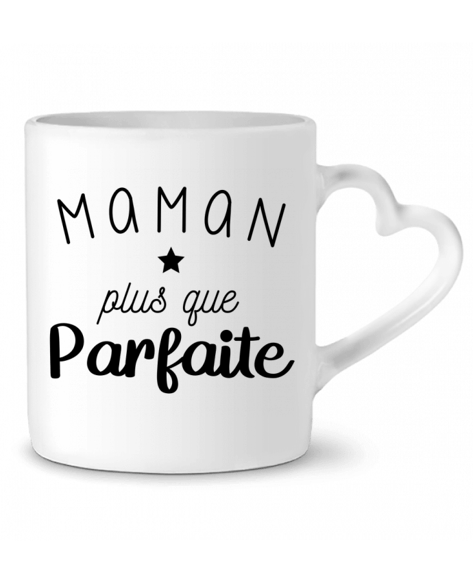 Mug Heart Maman plus que byfaite by La boutique de Laura