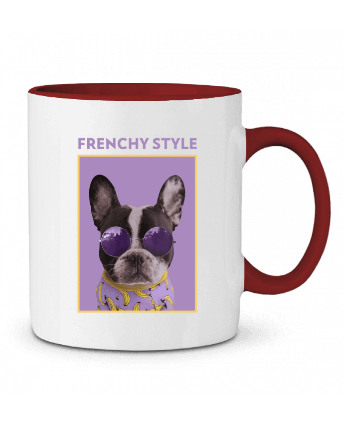 Two-tone Ceramic Mug Frenchy Style La boutique de Laura