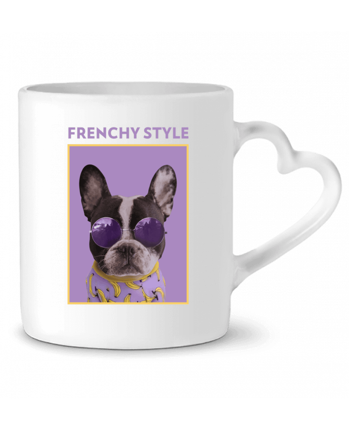 Mug coeur Frenchy Style par La boutique de Laura