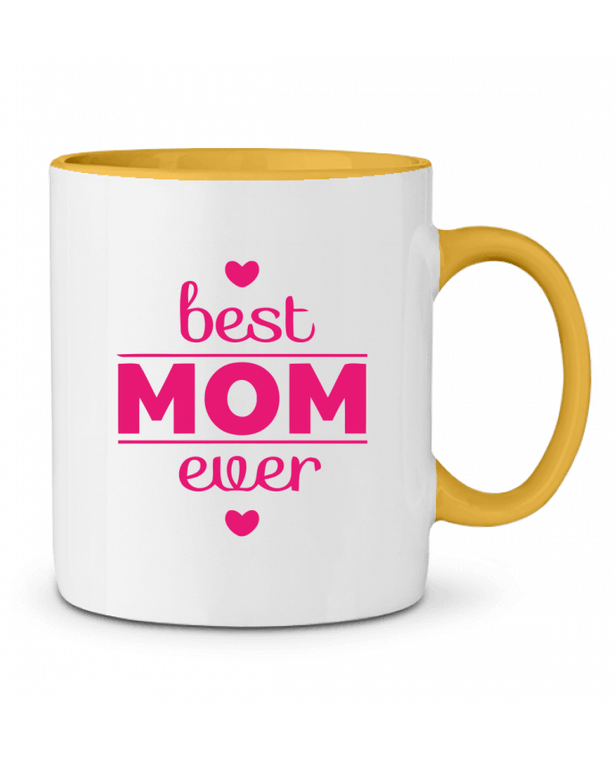 Mug bicolore Motif Pour Maman P!nk