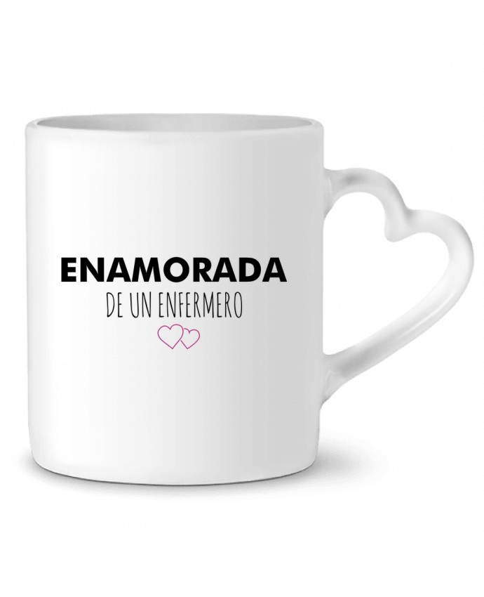 Mug coeur Enamorada de un enfermero par tunetoo