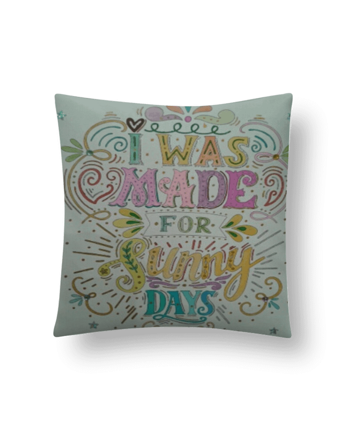 Cushion synthetic soft 45 x 45 cm chaleur et joie by grainesdejoie